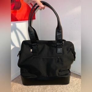 BEIS The Convertible Mini Weekender in Black